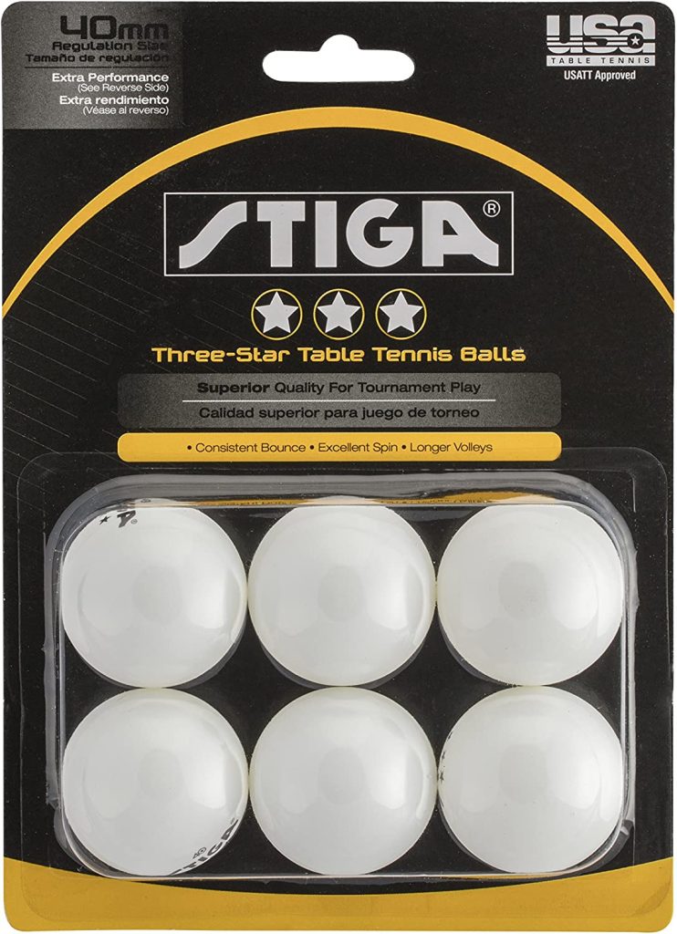 STIGA Twelve 3-Star Table Tennis Balls