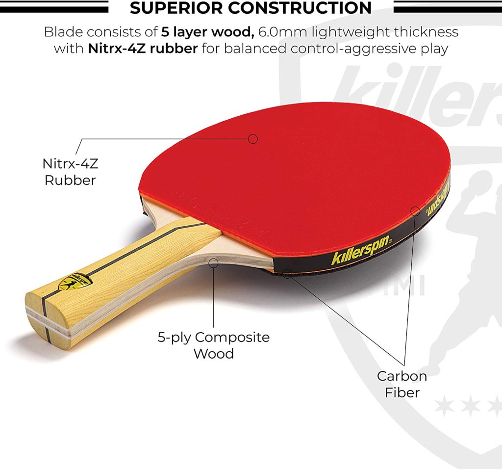 Killerspin Jet400 Smash N1 Ping Pong Paddle